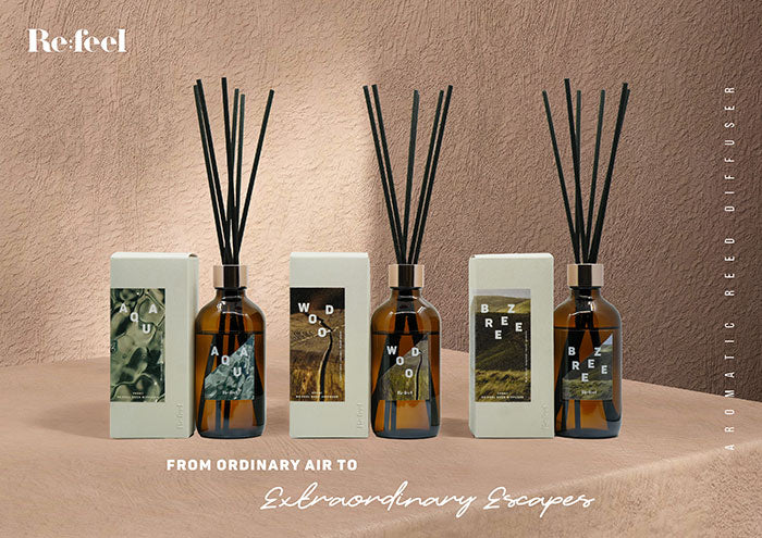 Discover the New Re:feel Aromatic Reed Diffuser Collection – Re:feel Candle