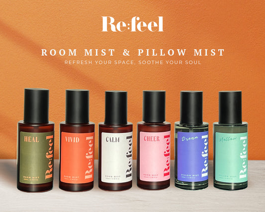 Introducing Re:feel's Newest Product Lines: Room Mist and Pillow Mist