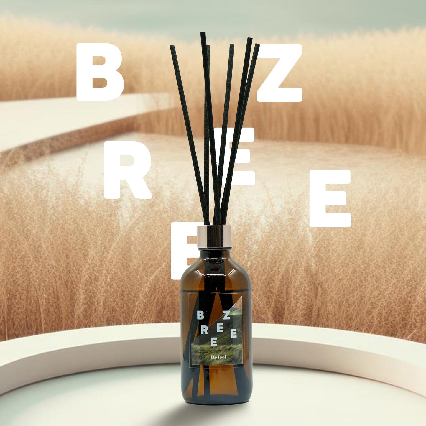 Aromatic Reed Diffuser- BREEZE – Re:feel Candle
