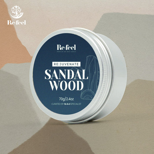 SANDALWOOD | Scented Candle 70g [2.4oz]